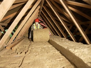 Attic Insulation and Wood Roof Framing insulation 300x225 10 Home Improvements Worthy of Tax Credits