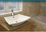 travertine tile and sink travertine 150x107 Order Samples Free From BuildDirect