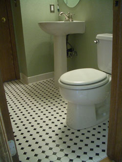 Hexagon+tiles+bathroom+floors