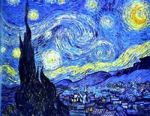 starry-night-van-gogh starry night van gogh4 300x231 Art Inspired Blue and Yellow Interior Design