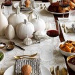White pumpkin centerpiece