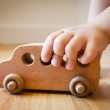 Wood flooring child toy