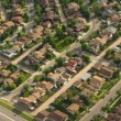 Suburban neighborhood aerial view Suburban neighborhood aerial view