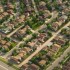 Suburban neighborhood aerial view Suburban neighborhood aerial view