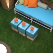 Artificial grass deck