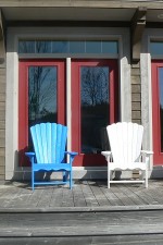 Adirondack chairs outdoor living space 4
