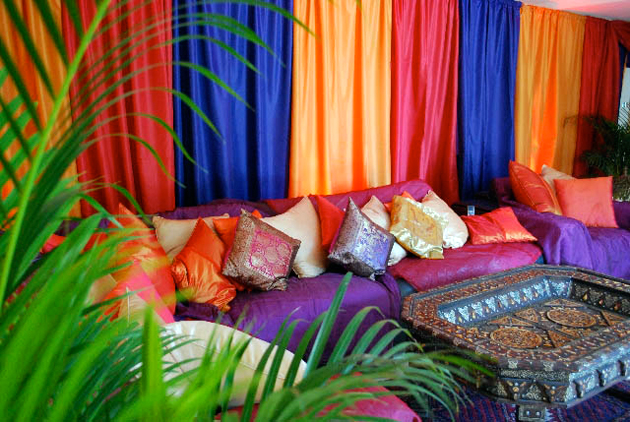 Arabian Tent Interior Design Outdoor Room Themes: Outdoor Living Spaces As Exotic Locales