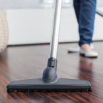 vacuuming wood flooring thumb