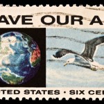 US vintage stamp Earth Day 1970s thumb