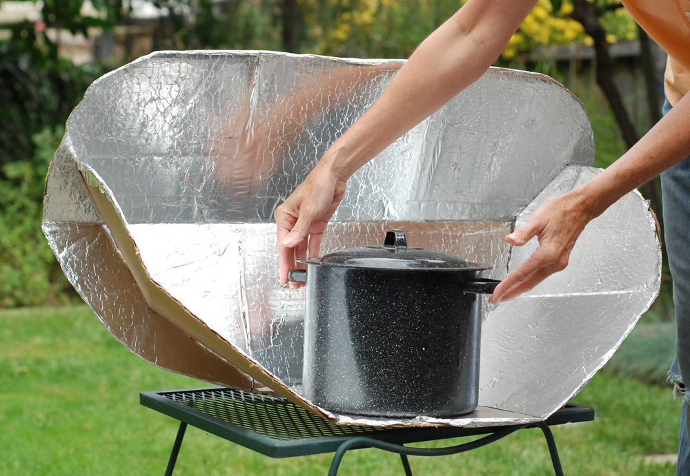 Solar ovens are safe for kids, because they use no fuel and cannot 