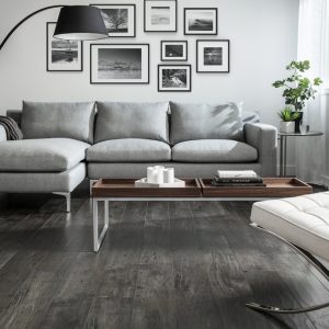 Light gray laminate flooring