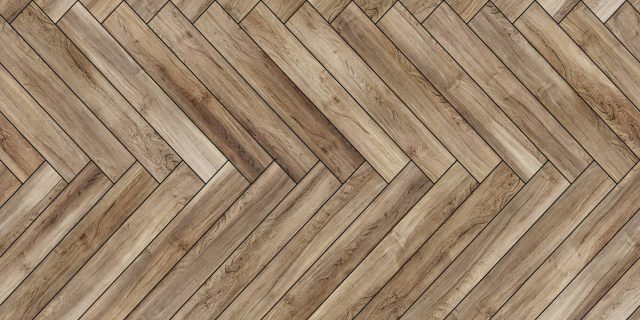 herringbone wood wall